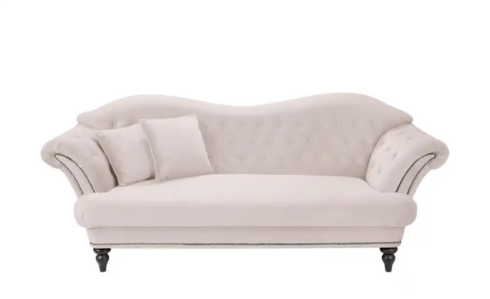 smart Sofa rosa Mikrofaser Sissi 3Sitzer, Rosé