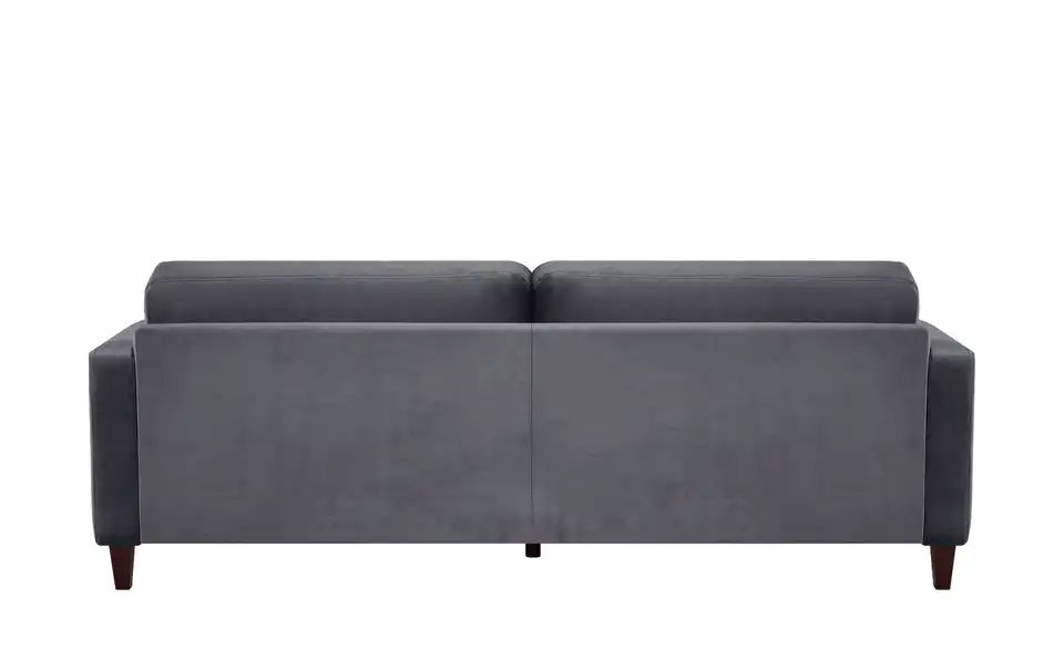smart Sofa anthrazit - Mikrofaser Geradine | 3-Sitzer ...