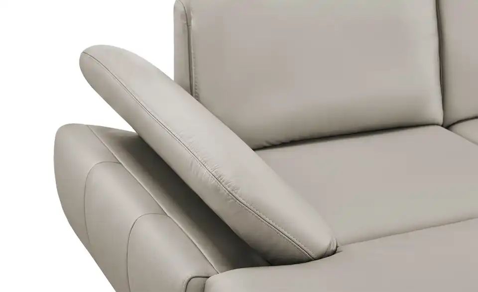 Ecksofa OKELANI Beige - Leder