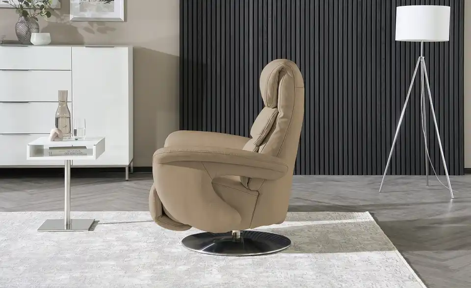 himolla Leder-Relaxsessel 7628 Leder, Profilansicht