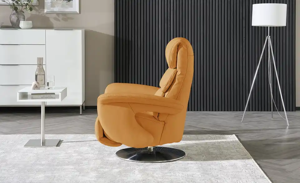 himolla Leder-Relaxsessel 7628 Leder, Profilansicht
