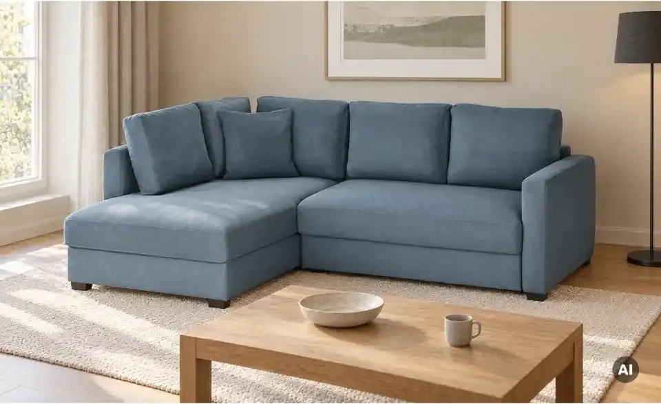 bobb Ecksofa mit Boxspringpolsterung Lisa de Luxe, in Wohnsituation