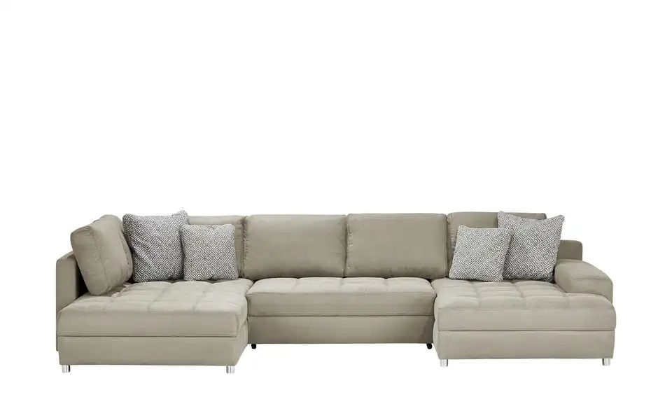 bobb Wohnlandschaft Arissa Mikrofaser, Taupe
