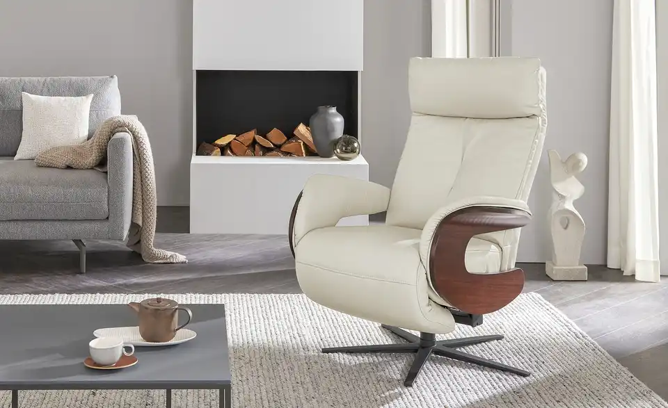 himolla Ledersessel 7818, in Wohnsituation