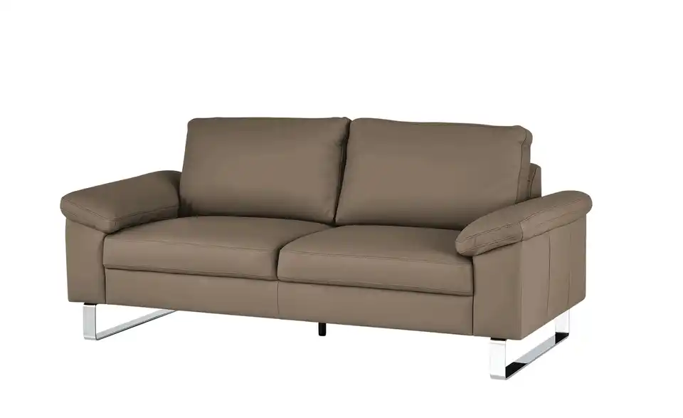 Max Schelling Ledersofa Maximum mit Kufengestell, Perspektive