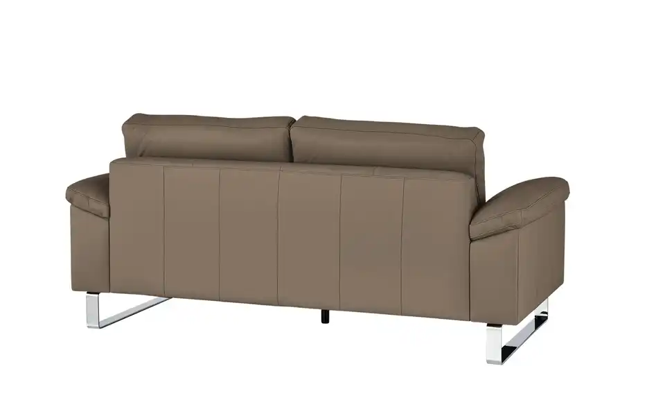 Max Schelling Ledersofa Maximum mit Kufengestell, Rückansicht