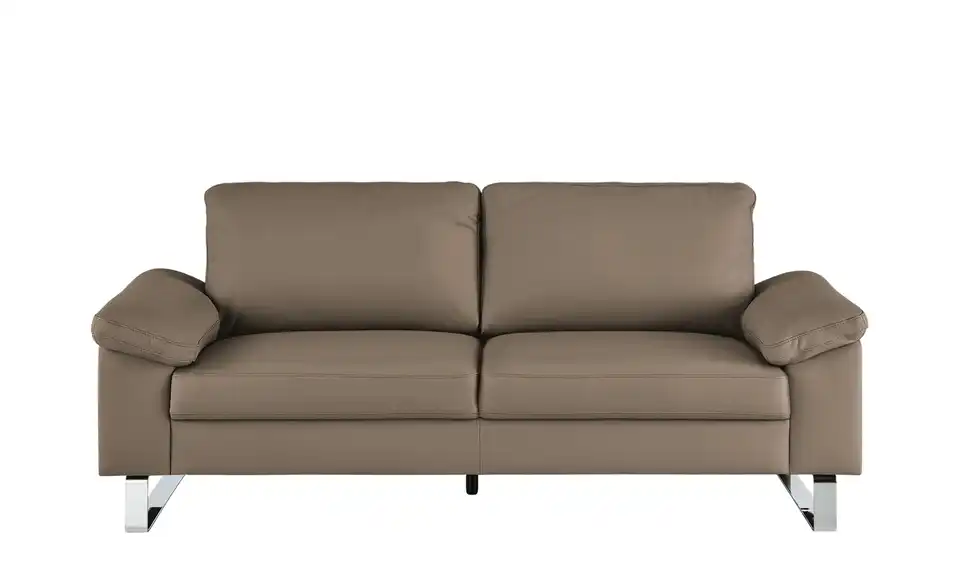 Max Schelling Ledersofa Maximum mit Kufengestell, Frontansicht