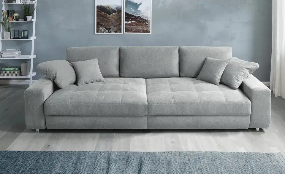 bobb Big Sofa Arissa de Luxe | Grau | Möbel Höffner