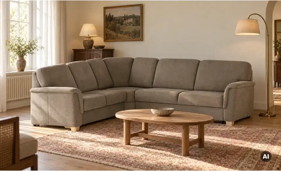 smart Ecksofa Valencia, in Wohnsituation