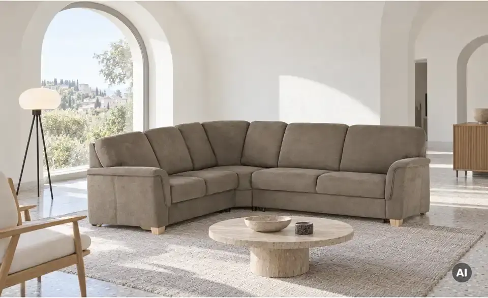 smart Ecksofa Valencia, in Wohnsituation