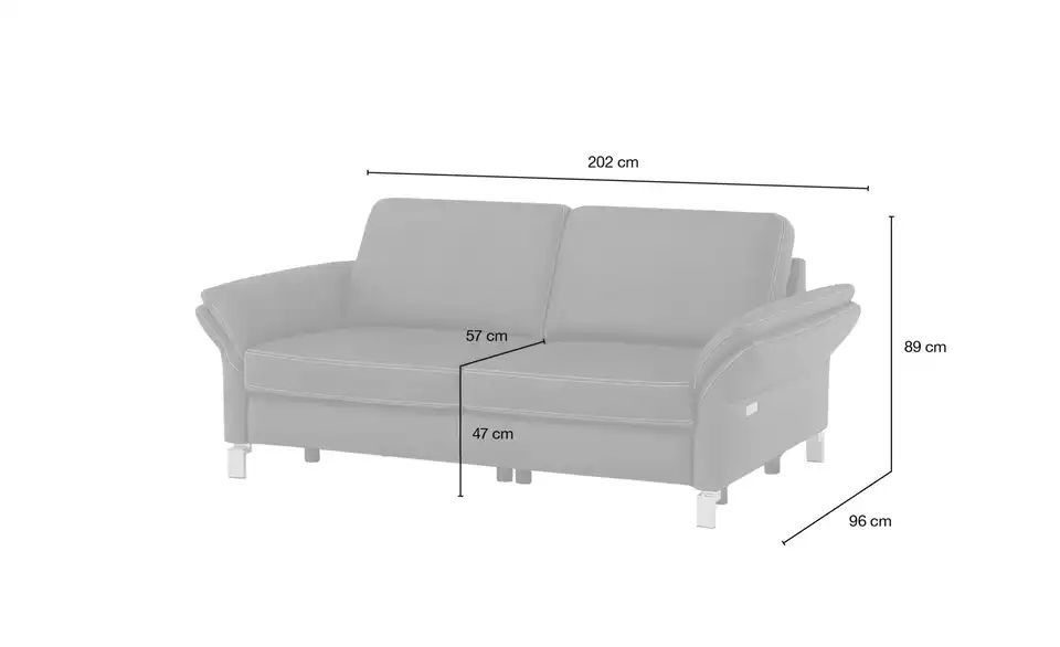 Einzelsofa MAXIMUM PLUS - Grau