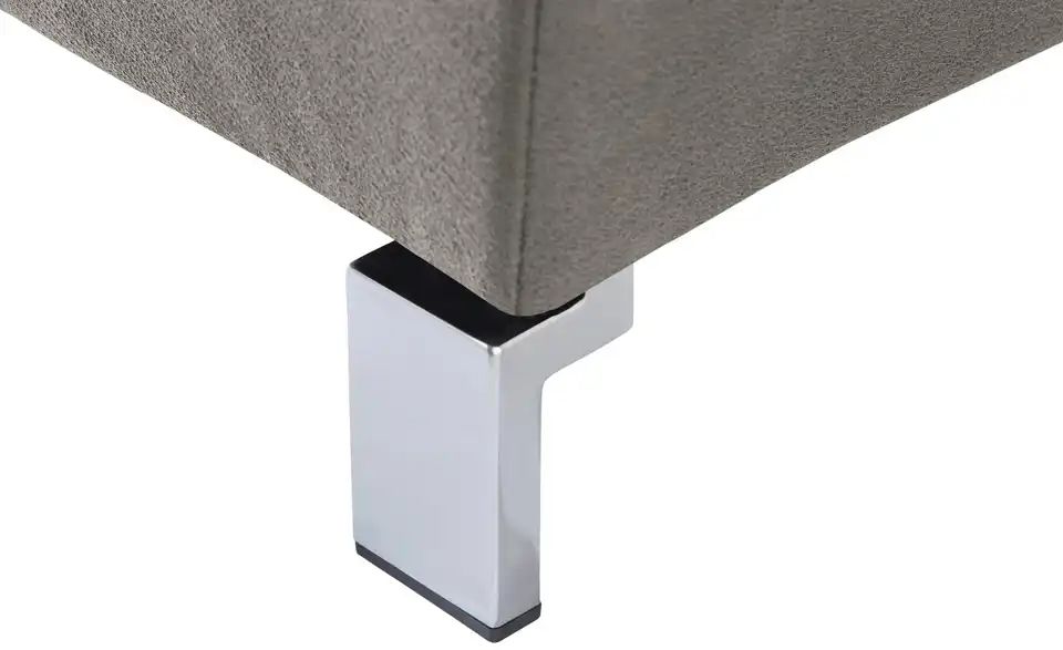 Ecksofa MAXIMUM PLUS - Mikrofaser / Metall