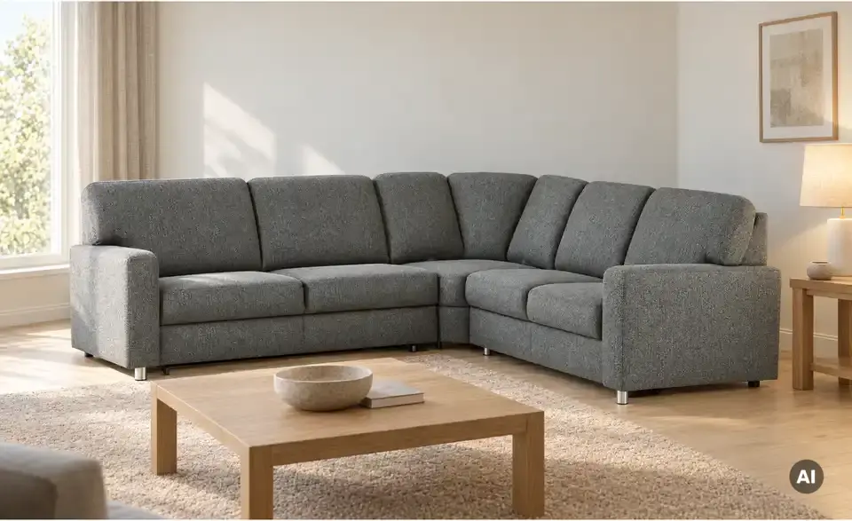 smart Ecksofa Valencia, in Wohnsituation