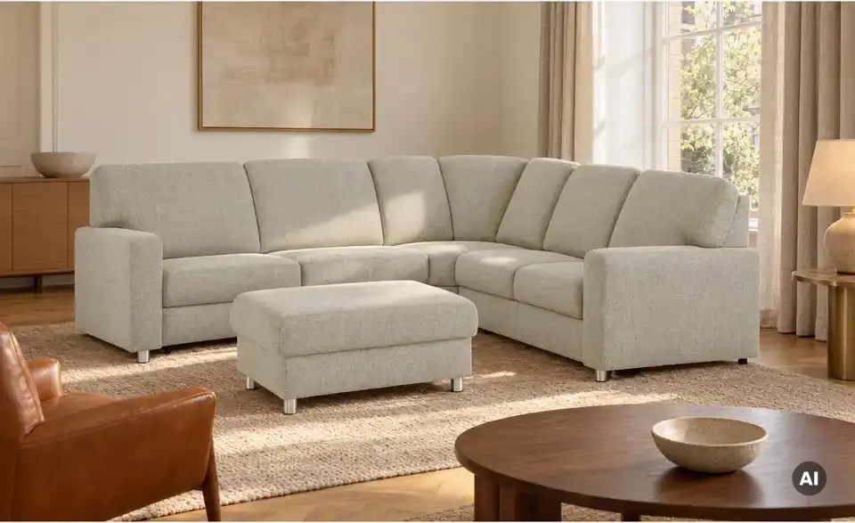 smart Ecksofa Valencia, in Wohnsituation