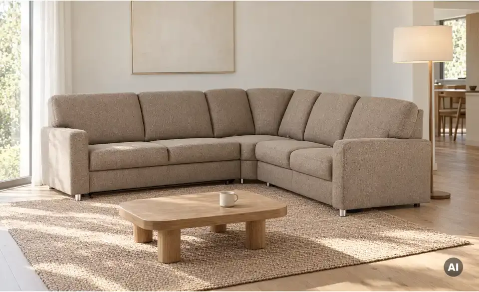 smart Ecksofa Valencia, in Wohnsituation