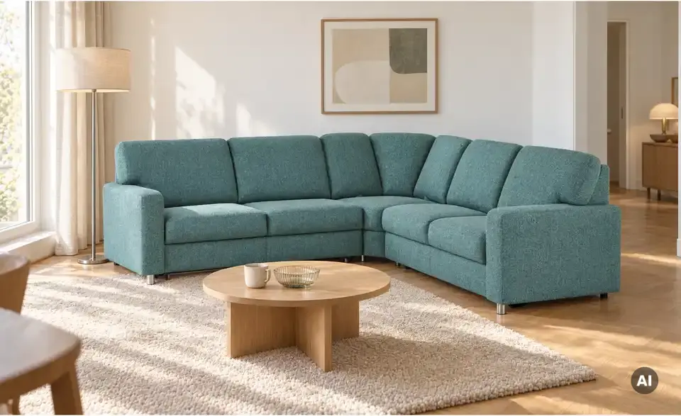 smart Ecksofa Valencia, in Wohnsituation