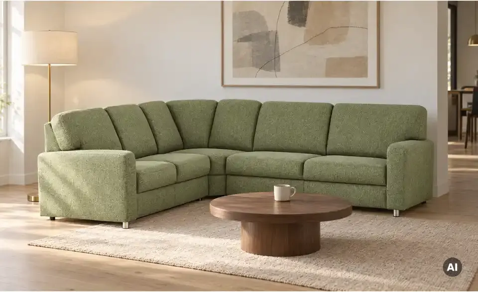 smart Ecksofa Valencia, in Wohnsituation