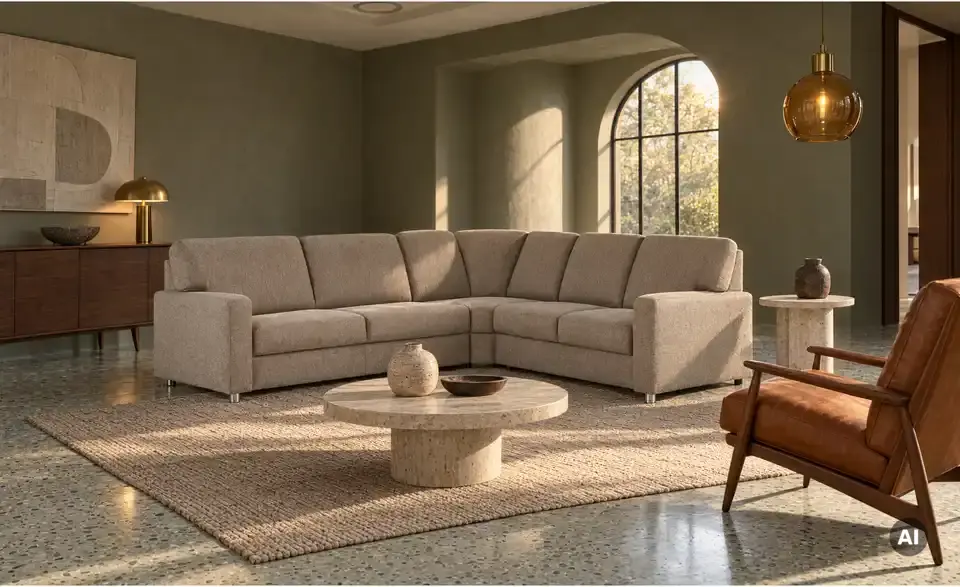 smart Ecksofa Valencia, in Wohnsituation
