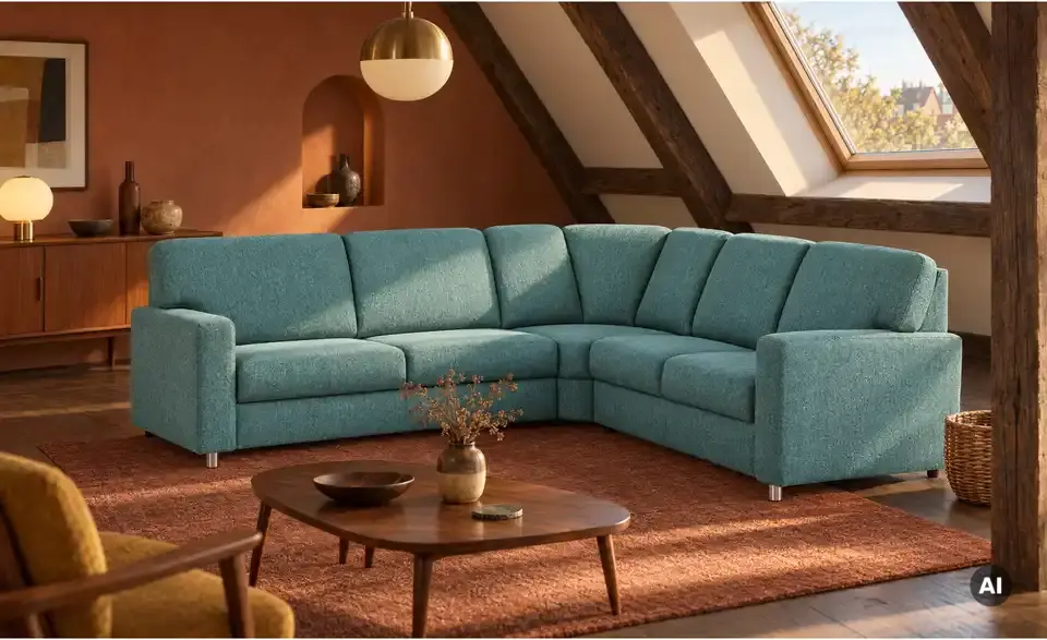 smart Ecksofa Valencia, in Wohnsituation