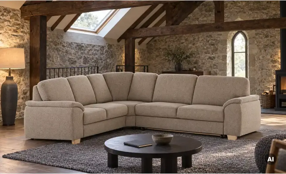 smart Ecksofa Valencia, in Wohnsituation