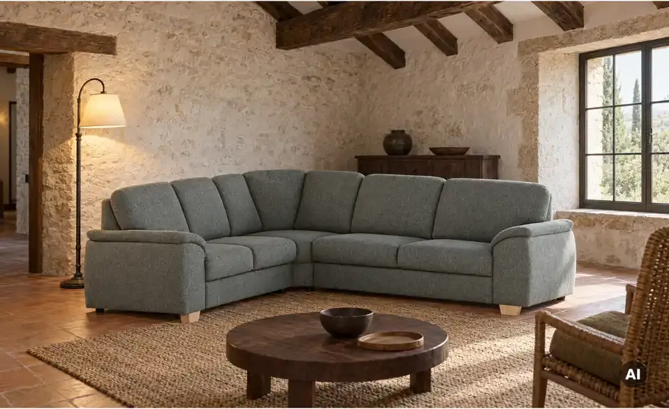 smart Ecksofa Valencia, in Wohnsituation