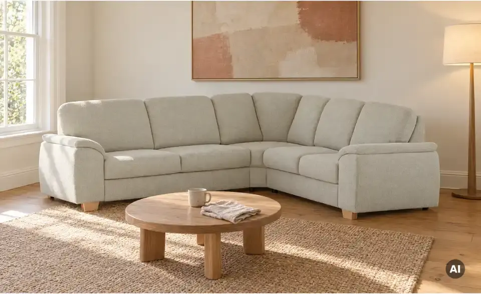 smart Ecksofa Valencia, in Wohnsituation
