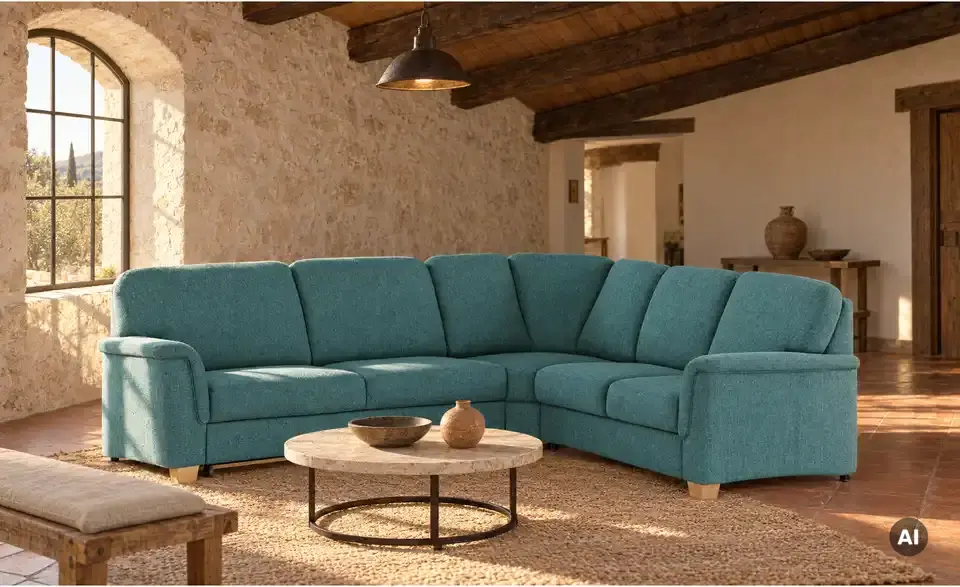smart Ecksofa Valencia, in Wohnsituation