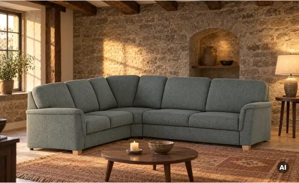 smart Ecksofa Valencia, in Wohnsituation