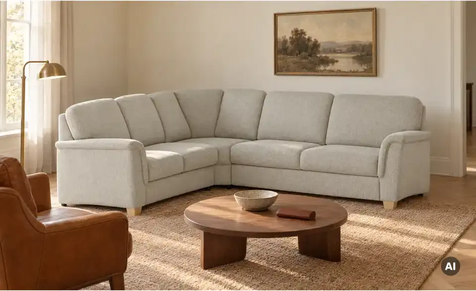 smart Ecksofa Valencia, in Wohnsituation