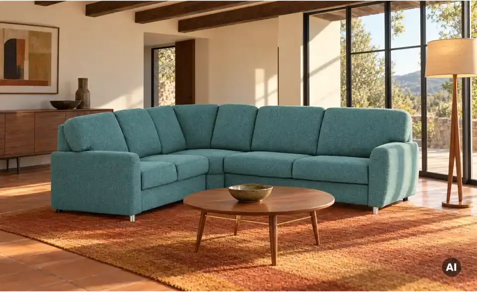 smart Ecksofa Valencia, in Wohnsituation