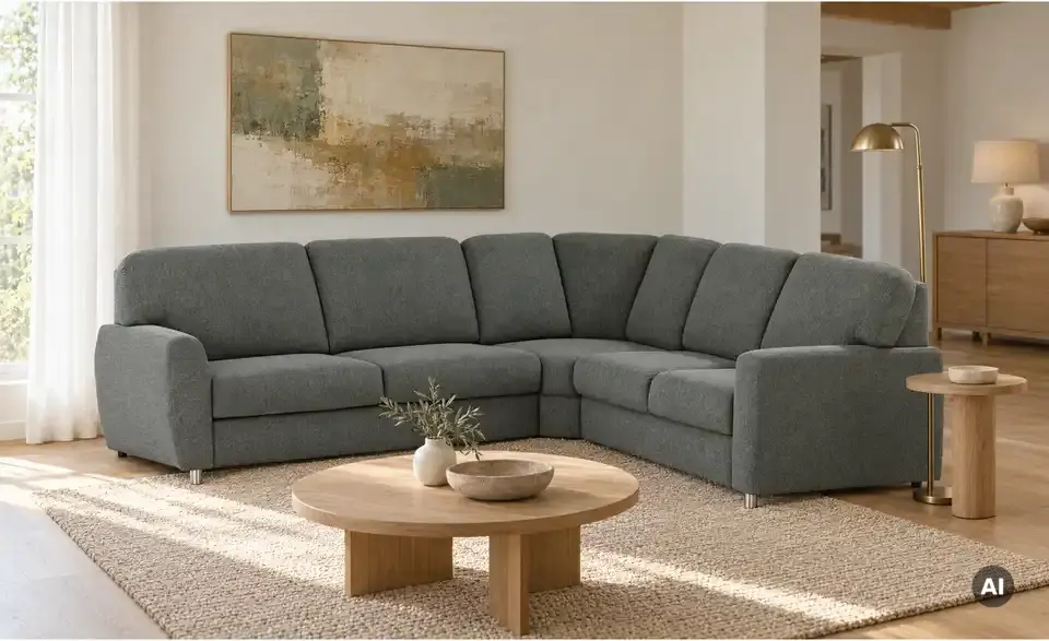smart Ecksofa Valencia, in Wohnsituation