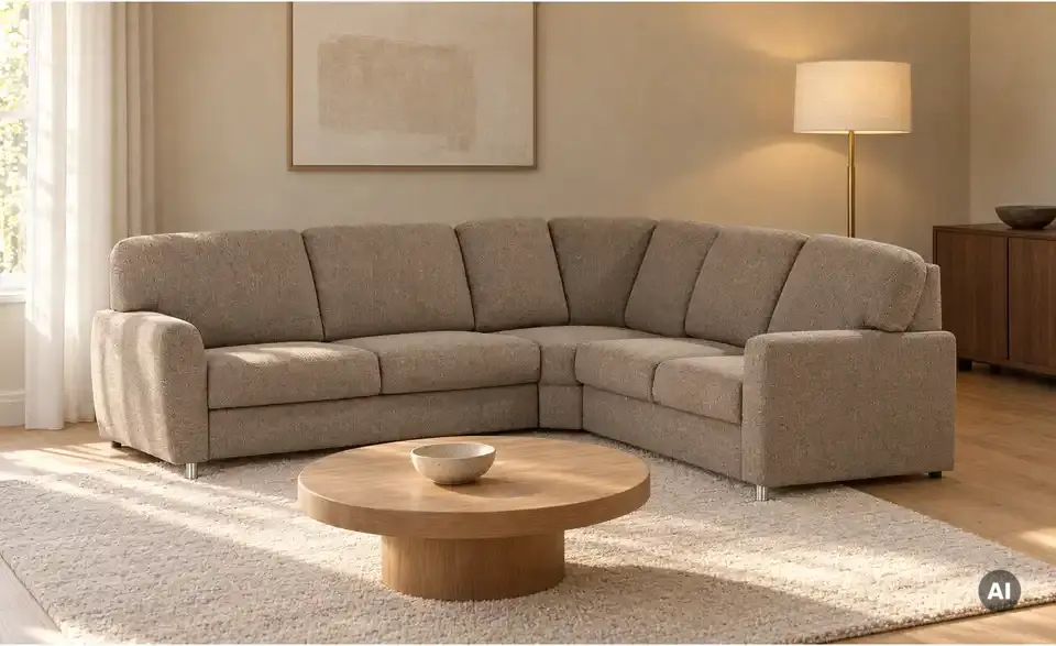 smart Ecksofa Valencia, in Wohnsituation