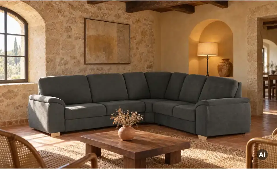 smart Ecksofa Valencia, in Wohnsituation