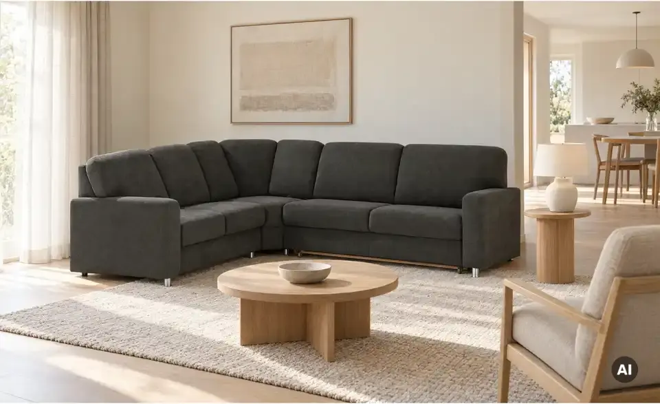 smart Ecksofa Valencia, in Wohnsituation