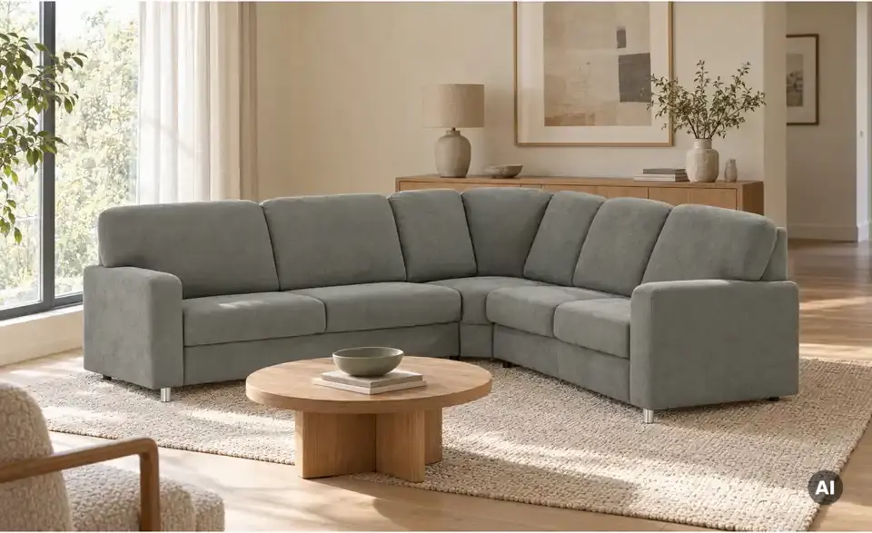 smart Ecksofa Valencia, in Wohnsituation