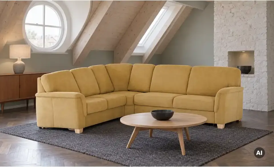 smart Ecksofa Valencia, in Wohnsituation
