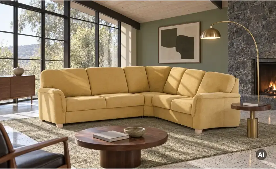 smart Ecksofa Valencia, in Wohnsituation