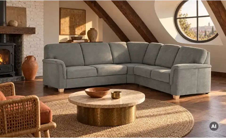 smart Ecksofa Valencia, in Wohnsituation