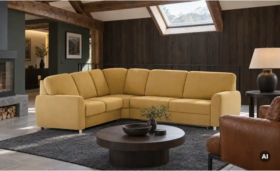 smart Ecksofa Valencia, in Wohnsituation