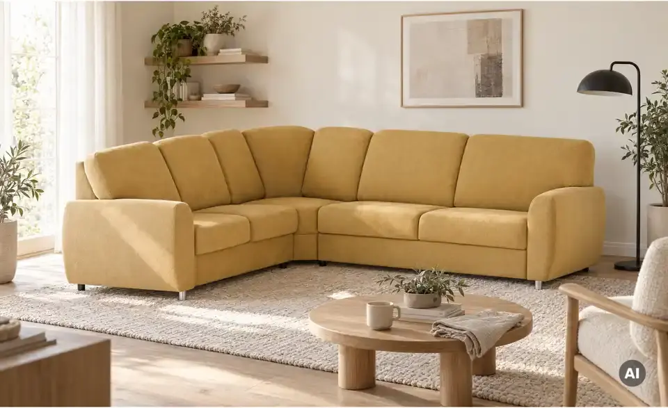 smart Ecksofa Valencia, in Wohnsituation