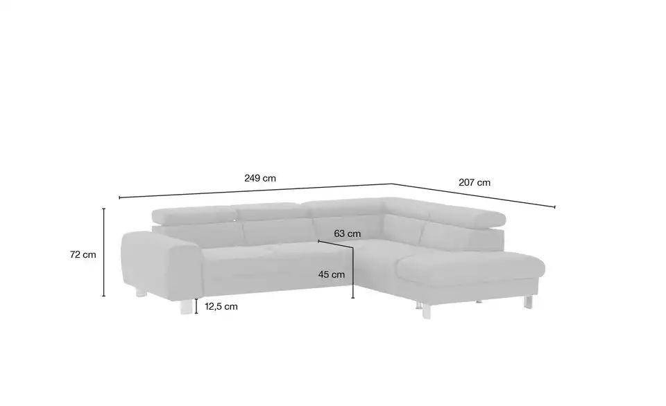 Ecksofa LOS ANGELES von UNO