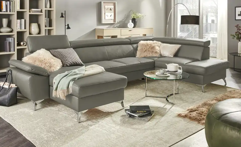 uno Wohnlandschaft Apollo mit verstellbarem Kopfteil, in Wohnsituation