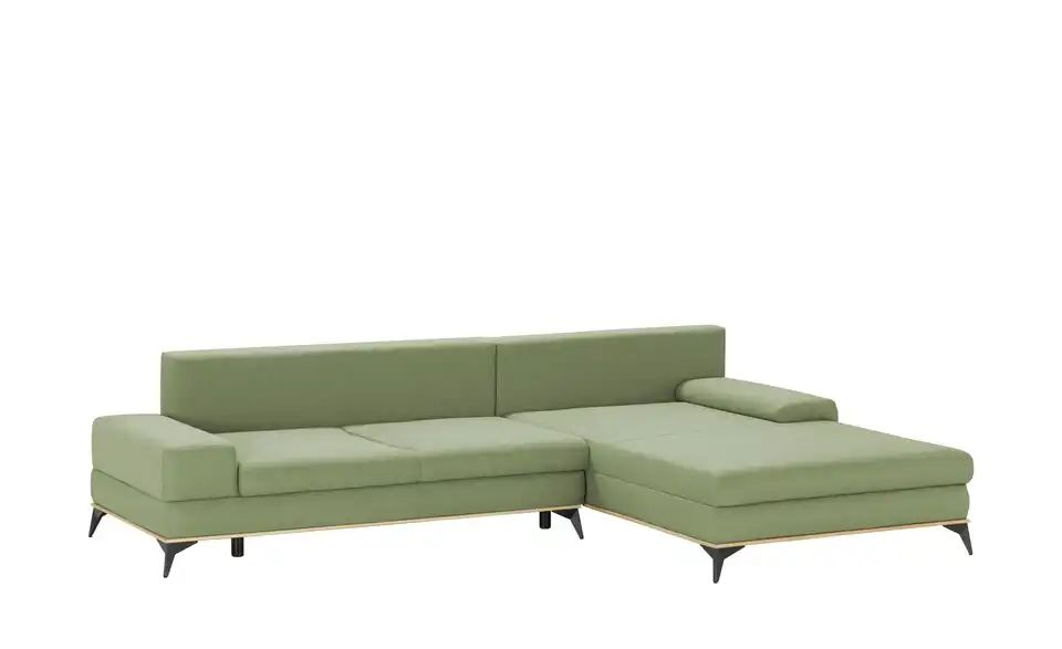 Ecksofa MANILA - Grün meliert