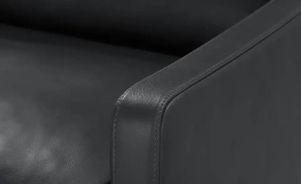 Ledersessel JR 290 TRENTO - Black