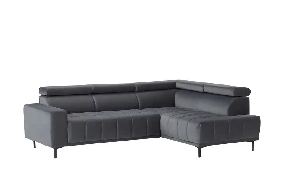 Ecksofa CARRARA Grau -  Ecksofa CARRARA - Mikrofaser