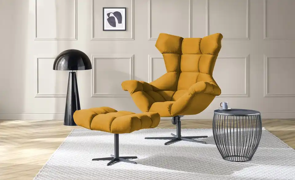 switch Sessel Sensi aus Samt, in Wohnsituation