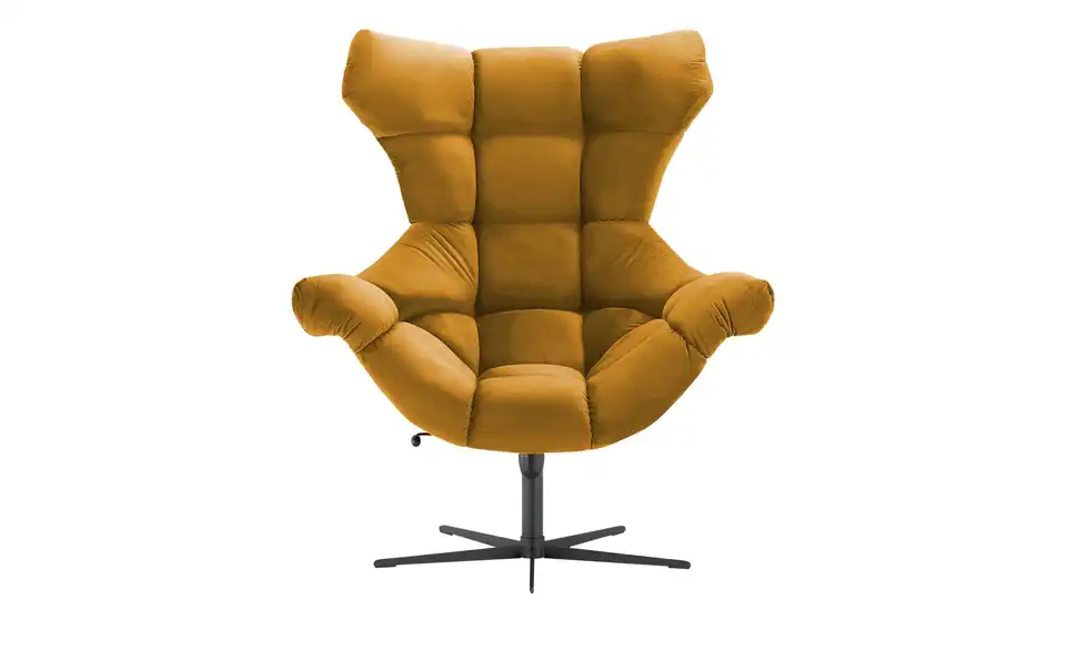 switch Sessel Sensi aus Samt, Frontansicht