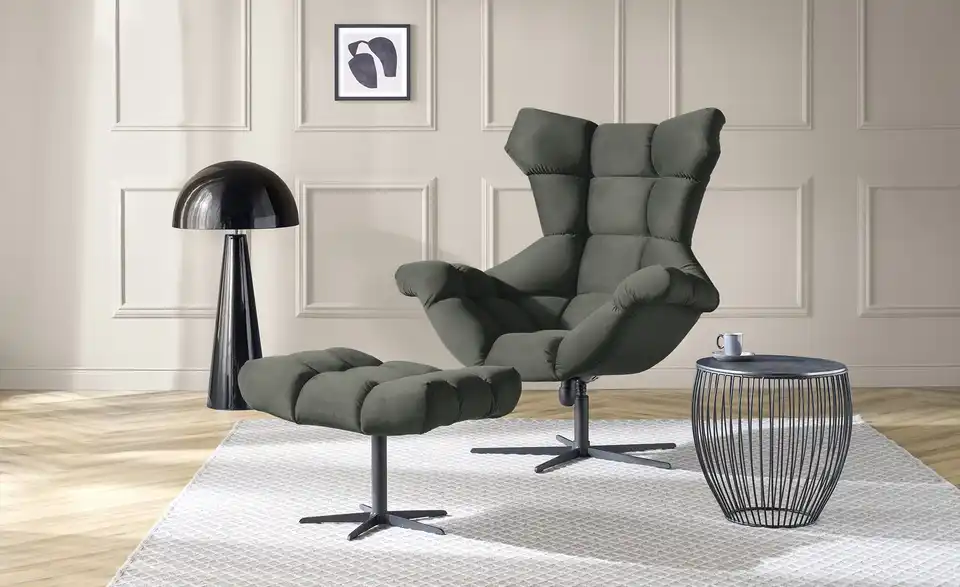 switch Sessel Sensi aus Samt, in Wohnsituation