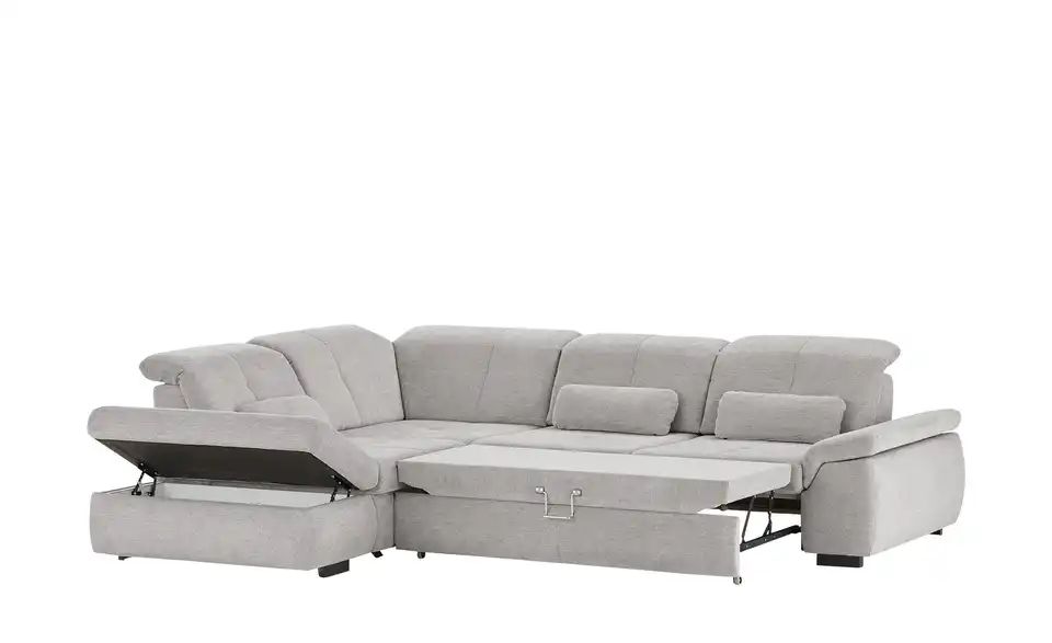 Ecksofa mit Funktion Perry Grau, links Höffner