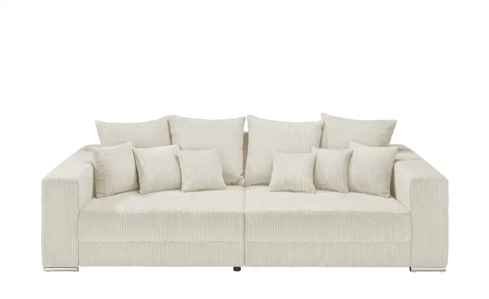 uno Bigsofa Ricardo aus Cordstoff, Frontansicht
